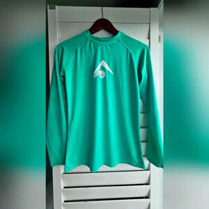 KANU SURF Women's Green Long Sleeve UPF  50+ Work-Out Top size S